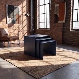 Eksen Trio Metal Nesting Table Set of 3 - 3