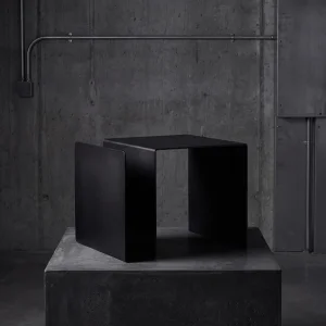 Neo Magazine Rack Metal Side Table / Vinyl Record Storage - 3