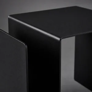 Neo Magazine Rack Metal Side Table / Vinyl Record Storage - 4
