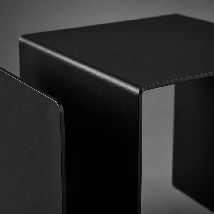 Neo Magazine Rack Metal Side Table / Vinyl Record Storage - 4