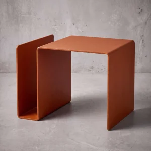 Neo Magazine Rack Metal Side Table / Record Holder - 1