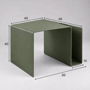 Neo Metal Magazine Rack Side Table and Record Holder - 5
