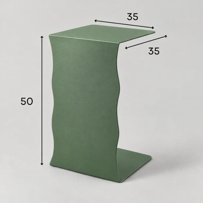 Wave Metal Side Table - 5