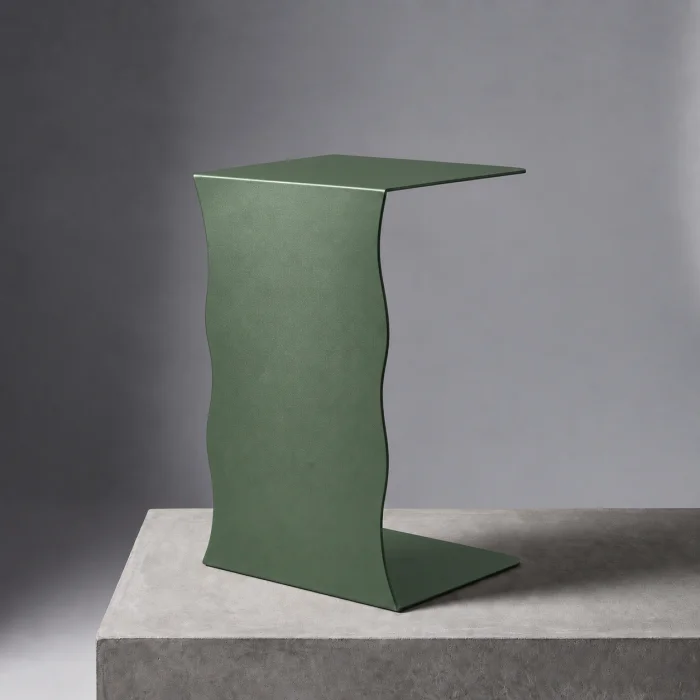 Wave Metal Side Table - 3