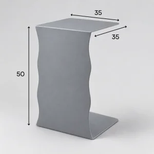Wave Metal Side Table - 5