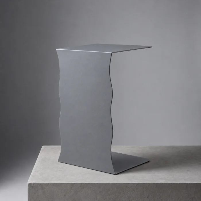 Wave Metal Side Table - 3