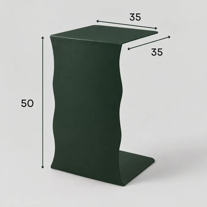 Wave Metal Side Table - 5