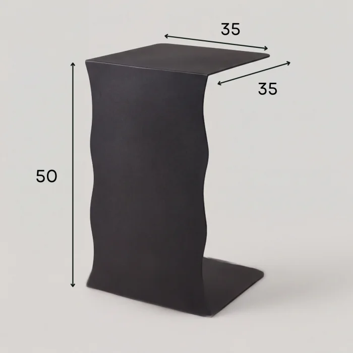 Wave Metal Side Table - 5