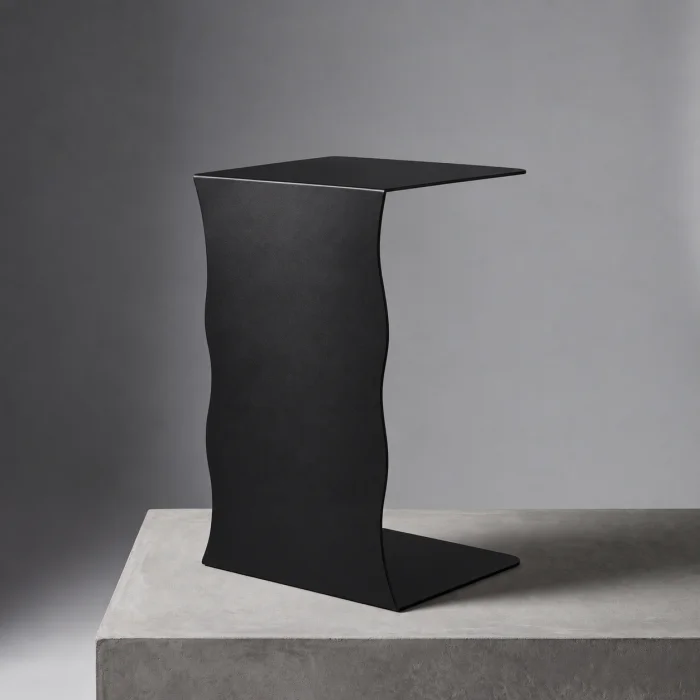 Wave Metal Side Table - 3