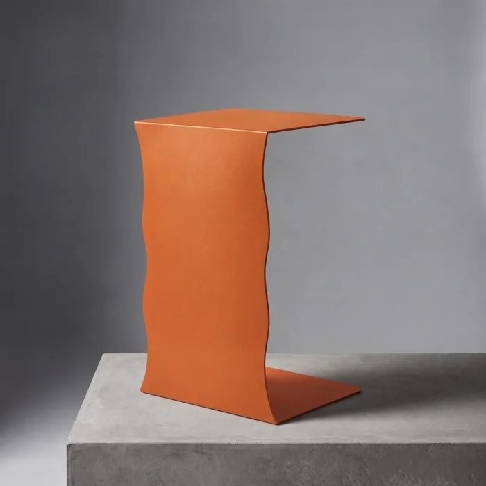 Wave Metal Side Table - 3