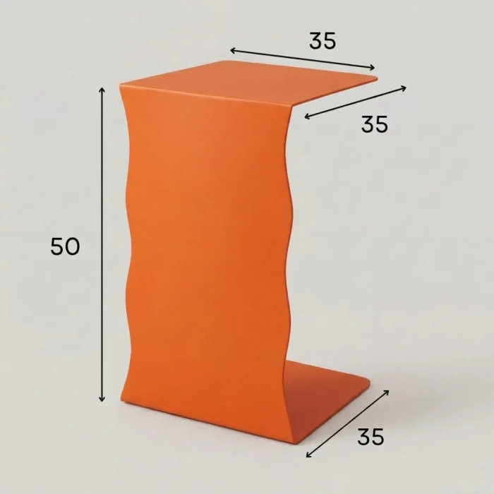 Wave Metal Side Table - 5