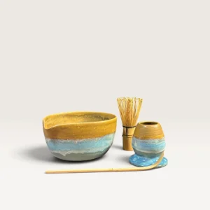Nagisa Handmade Ceramic 2-Piece Matcha Set