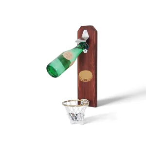 Hoop Wooden Wall Bottle Opener - 4