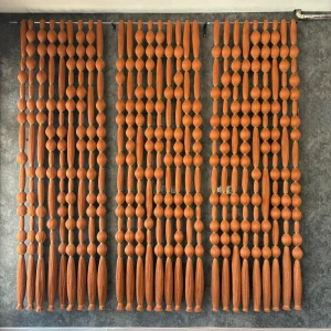Amber Cascade El Yapımı Monokrom Makrome Duvar Dekorasyonu - 9