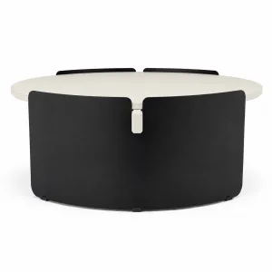 Orbit Moonstone and Black Coffee Table - 4