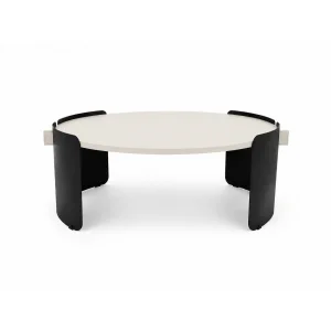 Orbit Moonstone and Black Coffee Table - 2