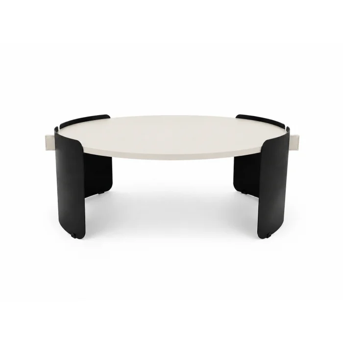 Orbit Moonstone and Black Coffee Table - 2