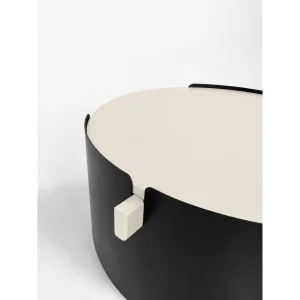 Orbit Moonstone and Black Coffee Table - 9
