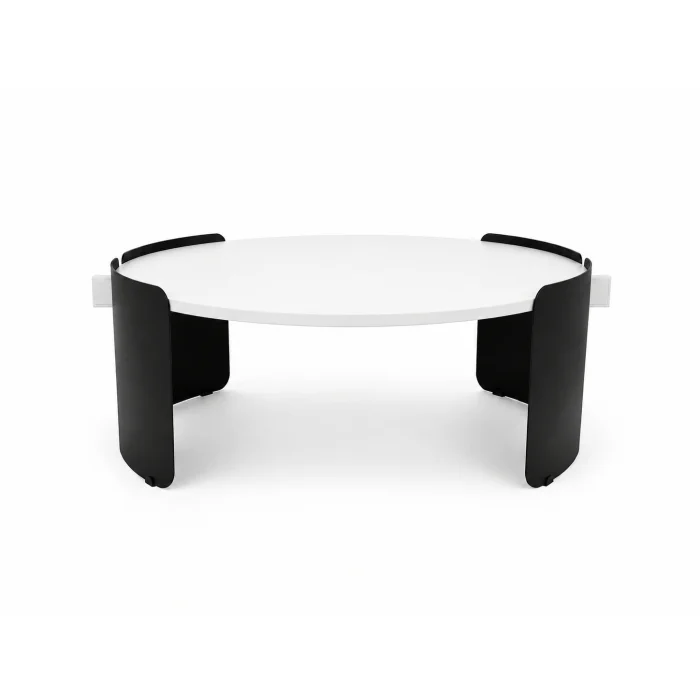Orbit White-Black Coffee Table - 2