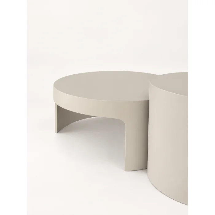 Ovria Vizon Beige Coffee and Side Table Set - 9