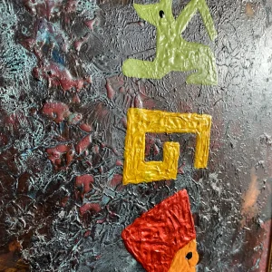 Antik Mısır Bakır Pano No 6 - 4