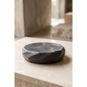 Obsidyen 3D Seramik Sunum Tabağı