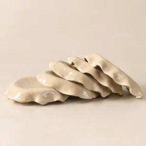 Organik Formlu Stoneware Küçük Boy Tabak - 3