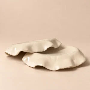Organik Formlu Stoneware Sunum Tabağı