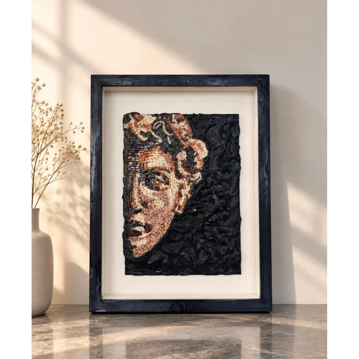David Stone Mosaic Portrait Artpiece - 2