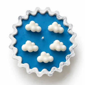 Cloud Aqua Mavi Mum - 2