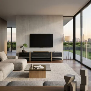 Nero Black Oak TV Unit - 2