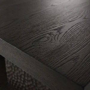 Petra Dark Oak Square Coffee Table - 4