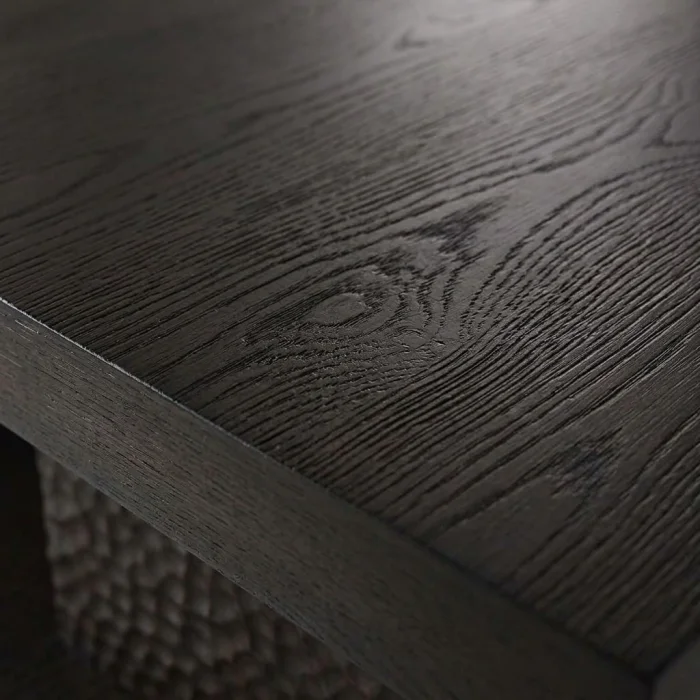 Petra Dark Oak Square Coffee Table - 4