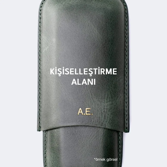 Deri İkili Puro Kılıfı - 6