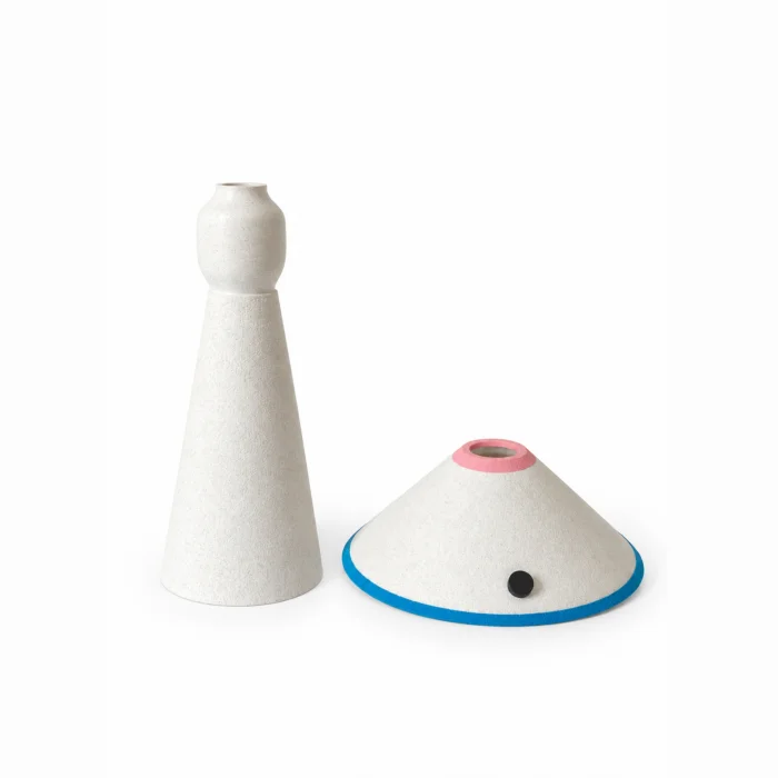 Tokyo Textured White Table Lamp No.1 - 6