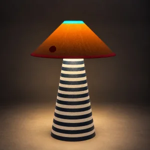 Tokyo Textured White Table Lamp No.1 - 3