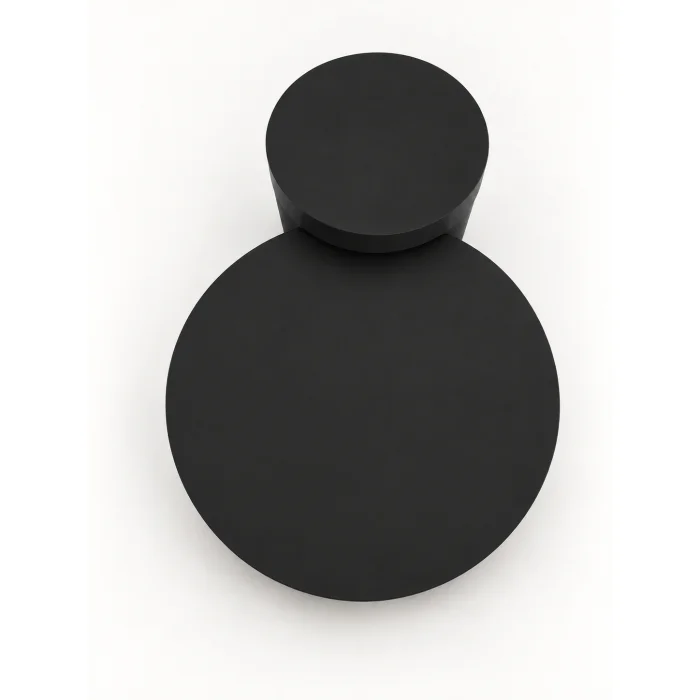 Ovria 2-Piece Black Coffee and Side Table Set - 5