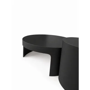 Ovria 2-Piece Black Coffee and Side Table Set - 10