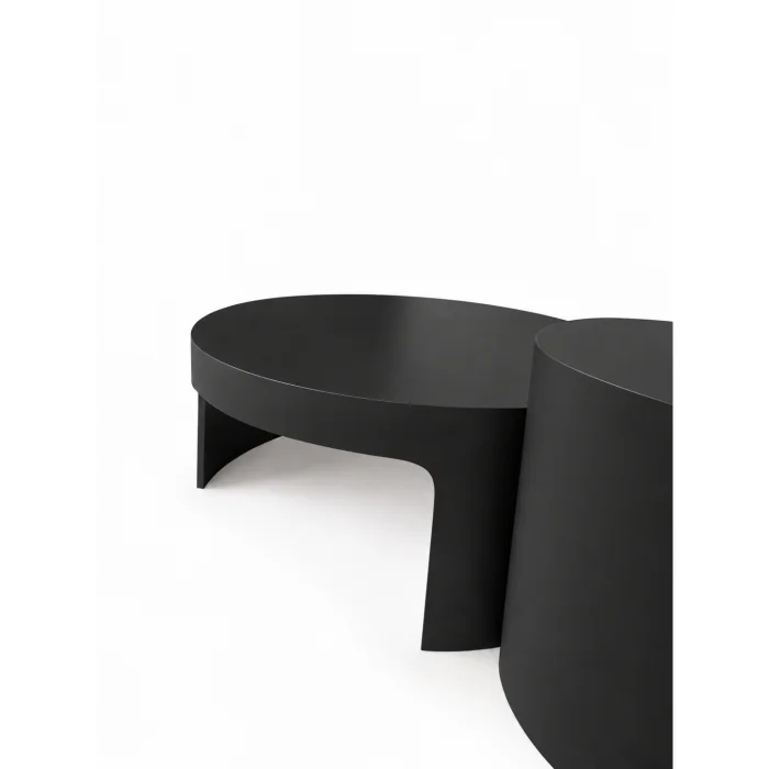 Ovria 2-Piece Black Coffee and Side Table Set - 10