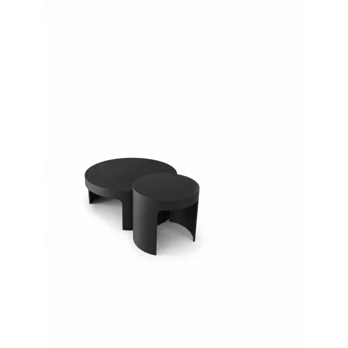 Ovria 2-Piece Black Coffee and Side Table Set - 7