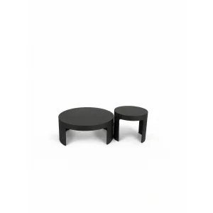 Ovria 2-Piece Black Coffee and Side Table Set - 8