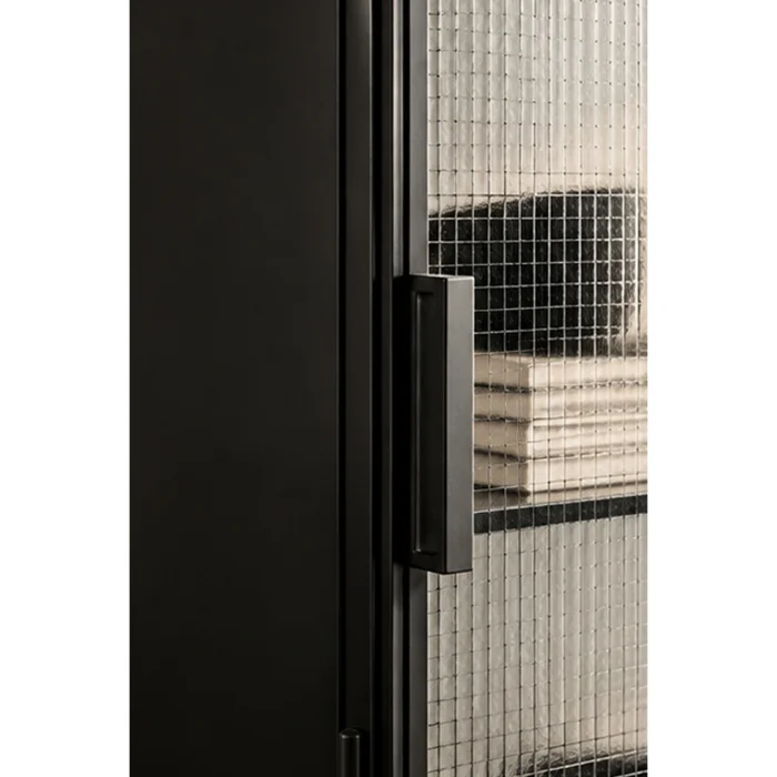 Obsidian Grid Vitrin Cabinet - 4