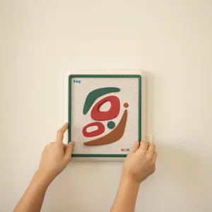 MCM-05 Rhythm - 3D Printed Textile Wall Object - 4