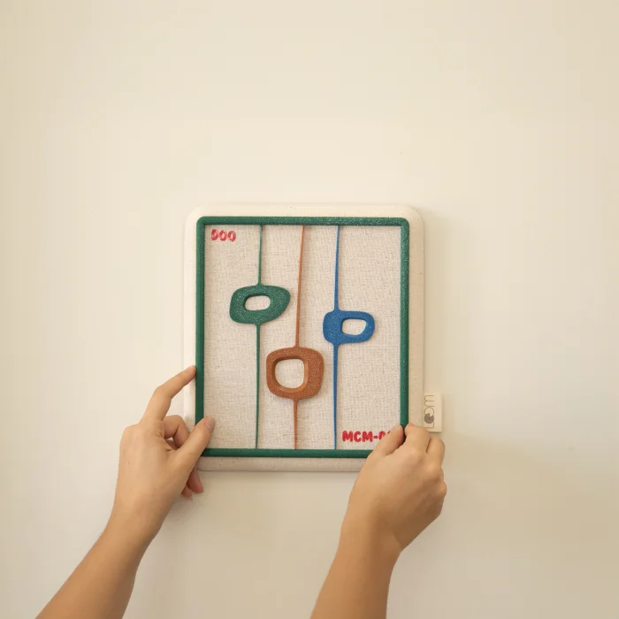 Frequency MCM-06 3D Printed Textile Wall Object - 4