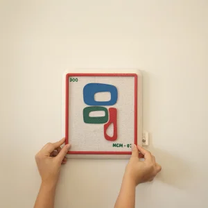 MCM-07 Stack 3D Printed Textile Wall Object - 4