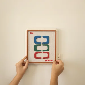 Sequence MCM-09 3D Printed Textile Wall Object - 4