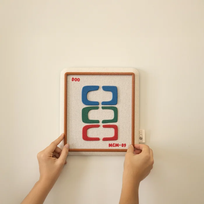 Sequence MCM-09 3D Printed Textile Wall Object - 4