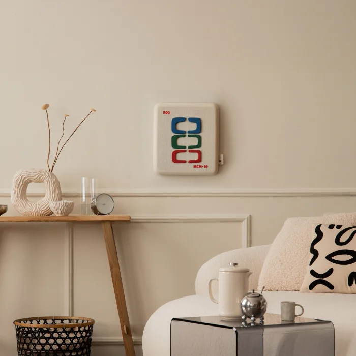 Sequence MCM-09 3D Printed Textile Wall Object - 3