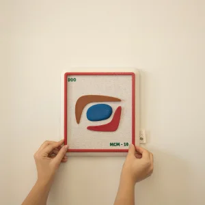 MCM-10 Embrace 3D Printed Textile Wall Object - 4