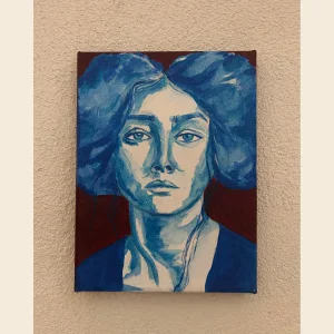Blue Woman Series Amazons No.14 Resim - 1